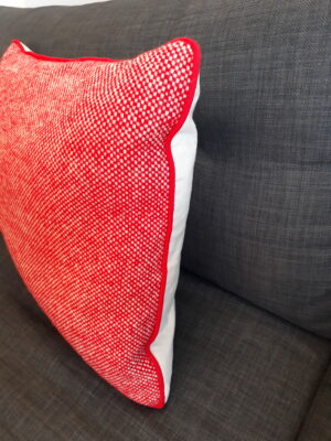 Coussin tissé main